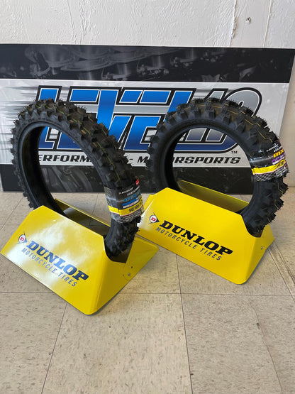 DUNLOP GEOMAX MX14 80/100-12 41M REAR + MX34 60/100-14 29M FRONT (SET)