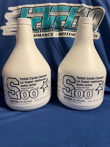 S100 Total Cycle Cleaner - Refill - 1 Liter (Twin Pack) 12001R