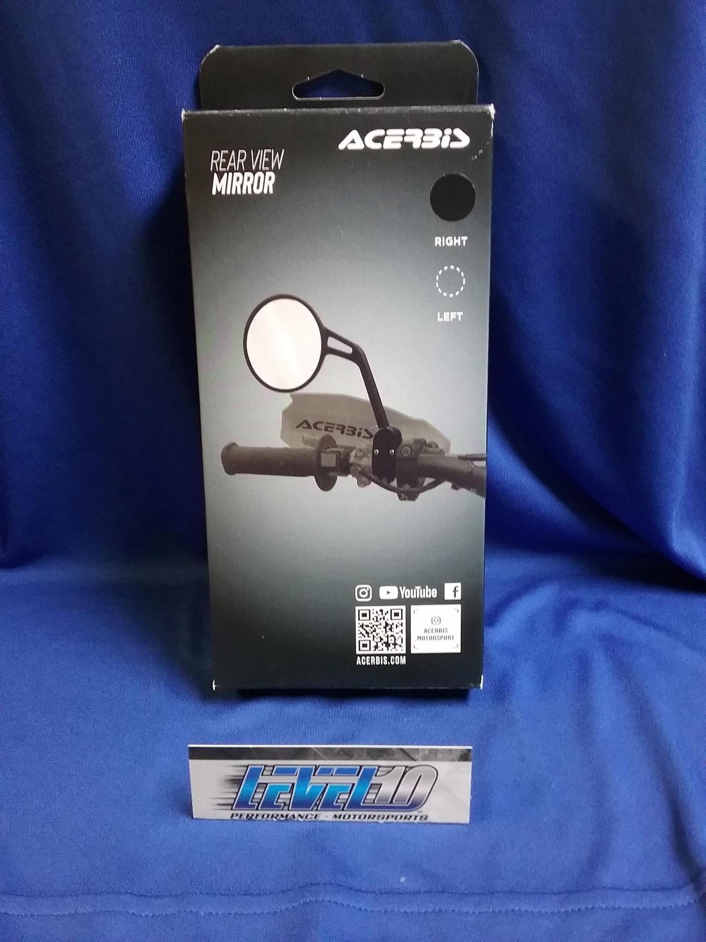 ACERBIS REAR VIEW MIRROR RIGHT SIDE BLACK  2043580001