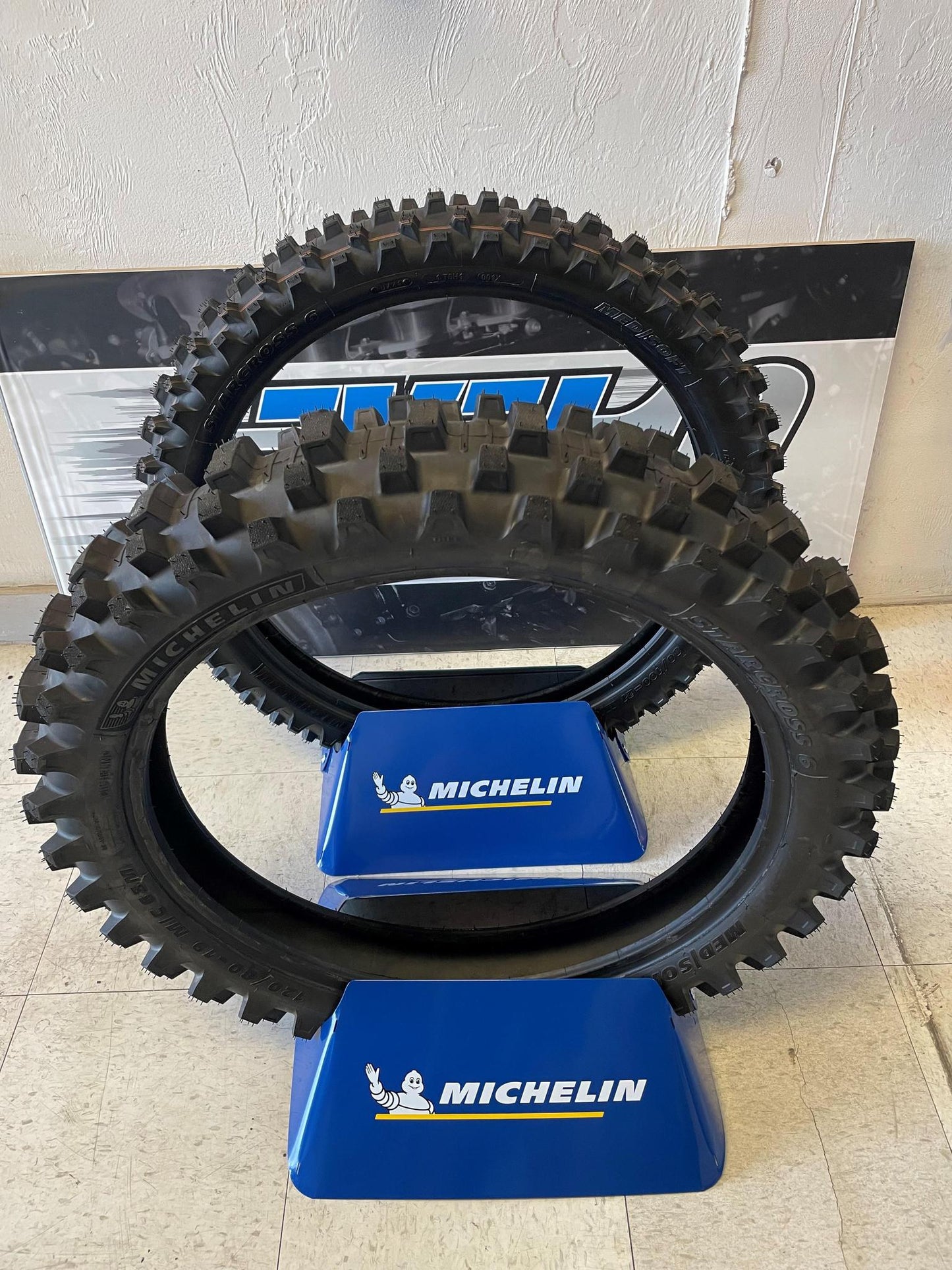 MICHELIN Tire - StarCross 6 Medium Soft (SET) - FRONT 80/100-21 - 51M + REAR 110/100-18 - 64M