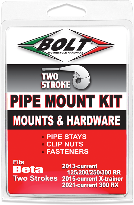 BOLT 2-STROKE PIPE MOUNT BETA 125-300CC  BET.EX.MNTS