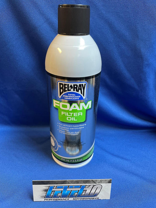 BEL-RAY Foam Filter Oil - 400 ml - Aerosol  99200-A400W