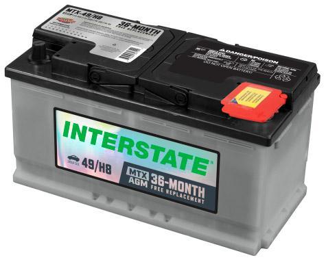 INTERSTATE BATTERY AGM   MTX-49/H8