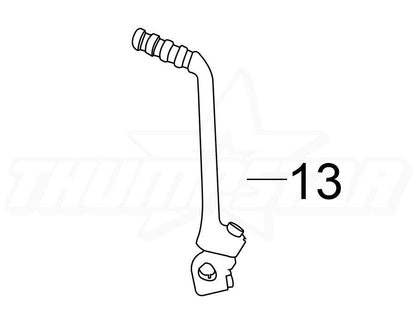 THUMPSTAR Kick Start Lever 16mm (V5)  3562