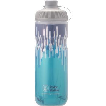 POLAR BOTTLE Breakaway® Muck Insulated Bottle- Zipper - Slate Blue/Turquoise