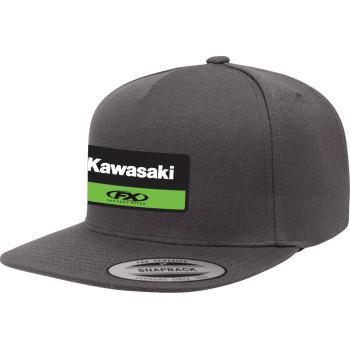 FACTORY EFFEX Kawasaki Victory Snapback hat - Charcoal Gray   28-86102
