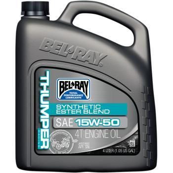 BEL-RAY - Thumper Synthetic Blend 4T Oil - 15W-50 - 4L - 99530-B4LW