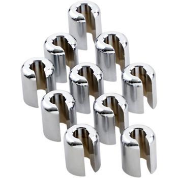 K&L SUPPLY Chrome/Zinc Spoke Wheel Weights - SOLD AS EACH