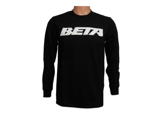Beta 1990's Retro Long Sleeve Tees - BLACK