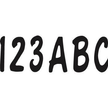 HARDLINE Watercraft I.D. Sticker Kit - 200 Series - Black   BLK200EC