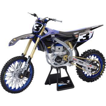 NEW RAY TOYS Yamaha Factory Race Team Bike - Eli Tomac - 1:6 Scale - Black/Blue   49713