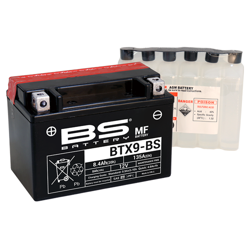 BS BATTERY Maintenance-Free BTX9-BS (YTX)    300621