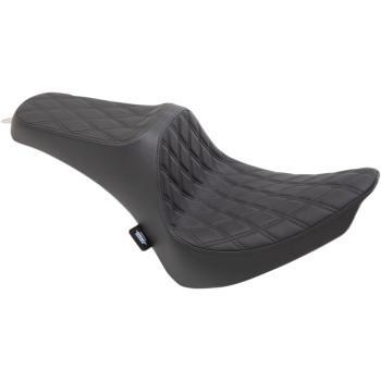 DRAG SPECIALTIES SEATS Predator III Seat - Double Diamond - Black Stitching - FX/FL '00-'17   0802-1359