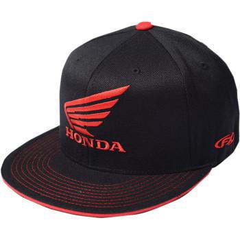 FACTORY EFFEX Honda Wing Flexfit® Hat - Black/Red - Large/XL