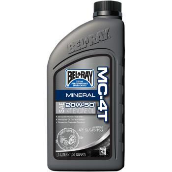 BEL-RAY - MC-4T Mineral Oil - 20W-50 - 1L - 99405-BT1LA