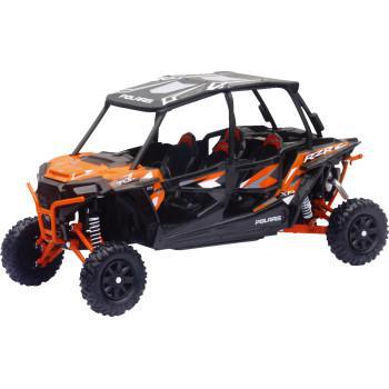 NEW RAY TOYS Polaris RZR XP 4 Turbo EPS - 1:18 Scale - Spectra Orange   57843A