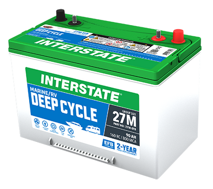 INTERSTATE BATTERY MARINE/RV DEEP CYCLE 24M   24M-EFB