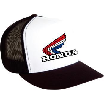FACTORY EFFEX Honda Vintage Snapback Hat - Black/White   18-86302