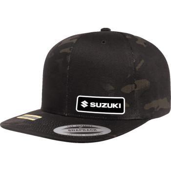 FACTORY EFFEX Suzuki Snapback Hat - Camo Black   27-86404