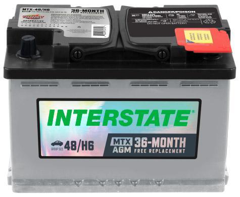 INTERSTATE BATTERY AGM   MTX-48/H6