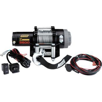 MOOSE OFFROAD - 3500 lb Winch - Wire Rope - 50' - 104308   4505-0761