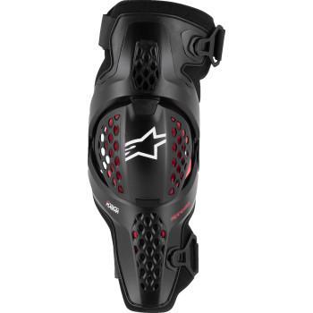 ALPINESTARS SX-1 Plasma Knee Guards - Black/Red/Cool Gray