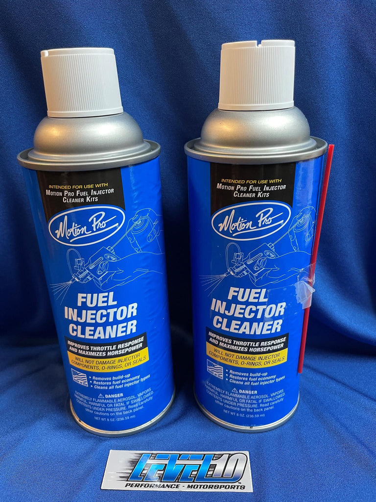 Motion Pro Fuel Injector Cleaner 8oz spray 15-0004 (TWIN PACK) – LEVEL 10  PERFORMANCE MOTORSPORTS