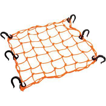 POWERTYE MFG. Adjustable Cargo Net - Orange   50159