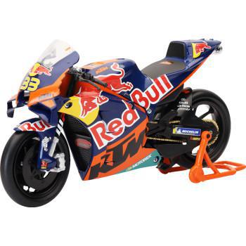 NEW RAY TOYS Red Bull KTM MotoGP Bike - Brad Binder - 1:12 Scale - Red/Blue/Orange  58383