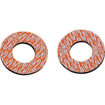 RENTHAL Grip Donutz - White/Orange   G204