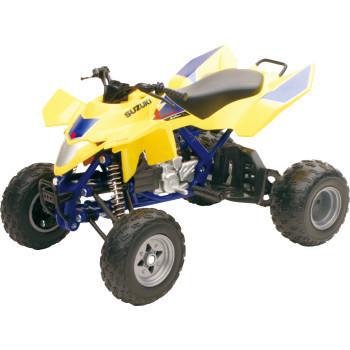 NEW RAY TOYS Suzuki Quadracer R450 ATV - 1:12 Scale - Black/Yellow   43393