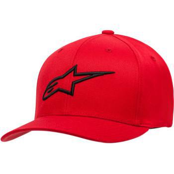 ALPINESTARS Ageless Curve Hat - Red/Black- Small/Medium   1017810103010SM