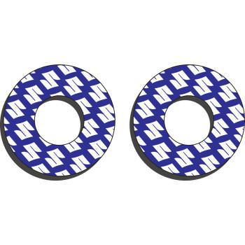 FACTORY EFFEX Grip Donuts - Suzuki Blue/White  22-67400