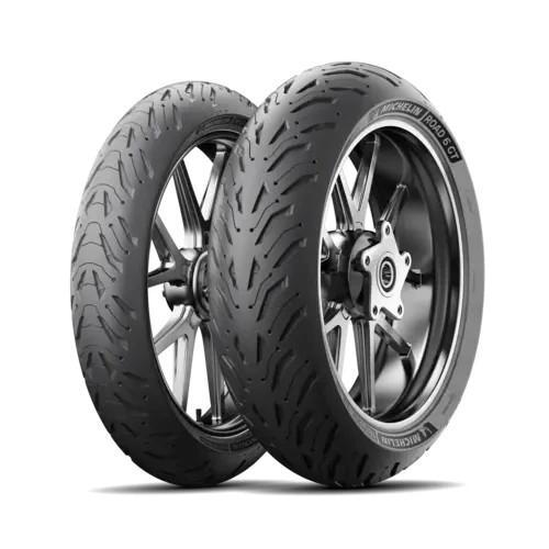 MICHELIN Tire - Road 6 FRONT 120/70ZR17 (58W) & REAR 180/55ZR17 (73W) Tire Set