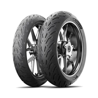 MICHELIN Tire - Road 6 FRONT 120/70ZR17 (58W) & REAR 180/55ZR17 (73W) Tire Set
