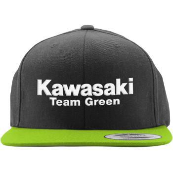FACTORY EFFEX Kawasaki Team Green 2 Hat - Black/Green   22-86104