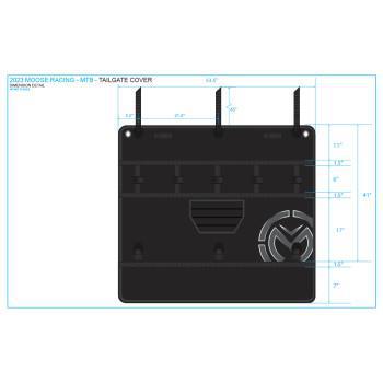 MOOSE OFFROAD Tailgate Cover   3930-0026