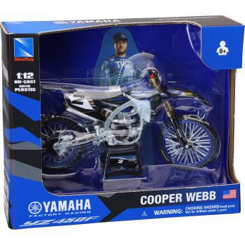 NEW RAY TOYS Yamaha YZ450F Dirt Bike - 1:12 Scale - Cooper Webb #2   58483