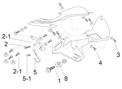 THUMPSTAR Plastic Body Hardware Kit (Hardware ONLY) V5  3968