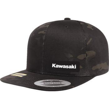 FACTORY EFFEX Kawasaki Snapback Hat - Camo Black   27-86104
