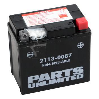 PARTS UNLIMITED Factory-Activated AGM Maintenance-Free Battery   YTZ7S