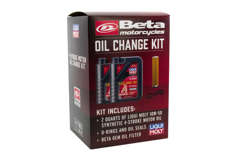 Beta USA Liqui Moly 4-Stroke Oil Change Kit   AB-63000-4