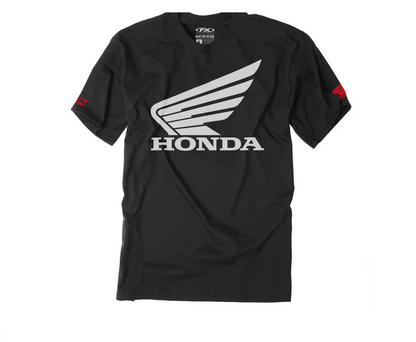 FACTORY EFFEX Youth Honda Big Wing T-Shirt - Black
