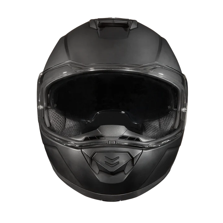 Daytona Glide Modular Motorcycle Helmet - DOT Approved, Bluetooth Ready, Dual Visor, Men/Women/Youth - Dull Black