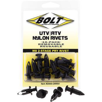 BOLT Nylon Pry Rivets - M8 - 10 Pack   2005-0RRIV