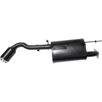 BIKEMAN PERFORMANCE Single Barrel Slip-On Muffler - Black    17-307-CB
