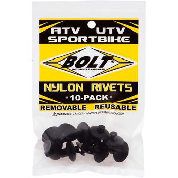 BOLT Nylon Push Rivets - M8 - 10 Pack   2005-8SRIV