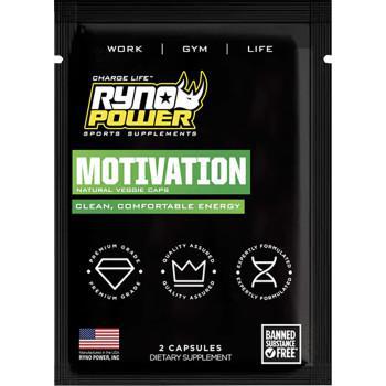 RYNO POWER Motivation Pre-Workout Focus Energy Supplement