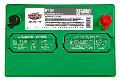 INTERSTATE BATTERY   MT-34