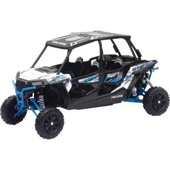 NEW RAY TOYS Polaris RZR XP 4 Turbo EPS - 1:18 Scale - White Lightning   57843B